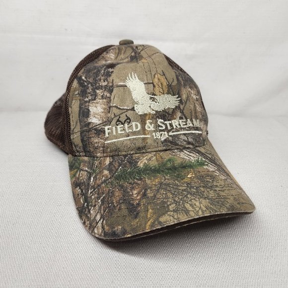 Field & Stream 1871 Mens Camouflage Camo Baseball Hat Cap OS Adjustable Hunting - Picture 1 of 5